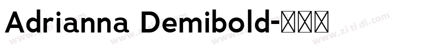 Adrianna Demibold字体转换